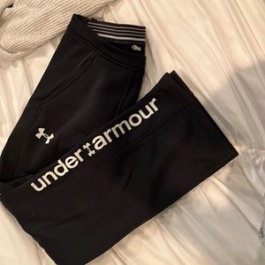 Kids Under Armor Black Sweatpants. Never Worn